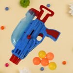 Manual Shooting 5 Ball Gun Toy for Kids - Durable, Safe, and Fun Ping Pong Shooter - Image 3