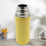 Stainless Steel Water Bottle With Handle & Straw Leak Proof, Rust Proof, Hot & Cold Drinks, Gym Sipper Bpa Free Food Grade Quality, Steel Fridge Bottle For Office / Gym / School (350 Ml)