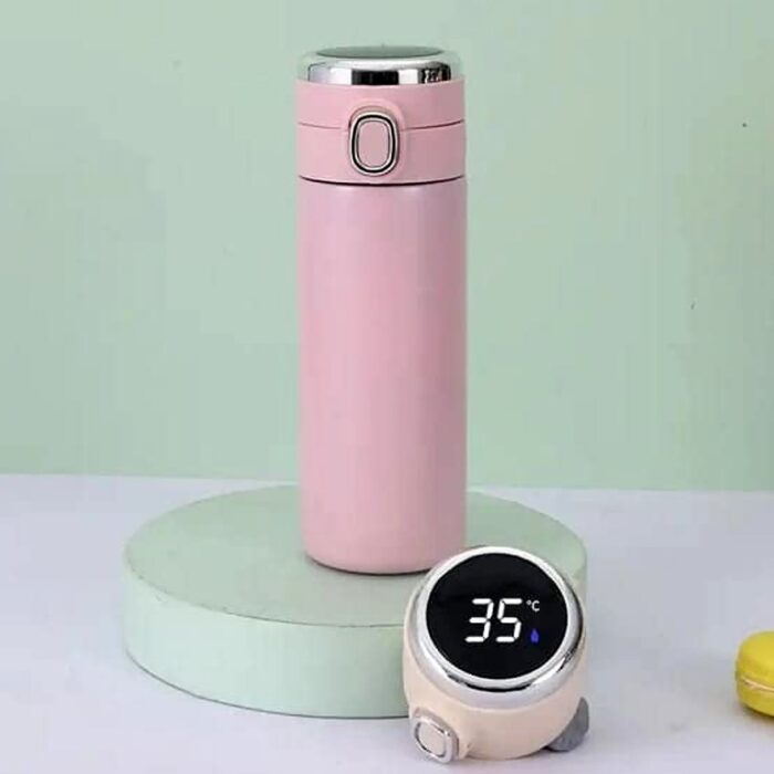 Smart Vacuum Insulated Water Bottle with LED Temperature Display - Image 1