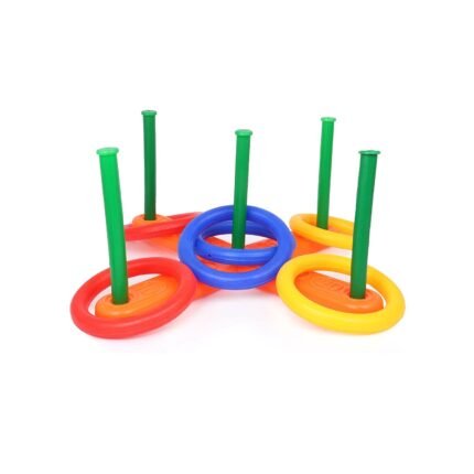 8078 13 Pc Ring Toss Game widely used by childrenâ€™s and kids for playing and enjoying purposes and all in all kinds of household and official places etc.