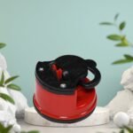 2164A Manual Mini Kitchen Knife Sharpener for Sharpening Stainless Steel | Sharpening Tool for Ceramic Knife and Steel Knives | Mini Knife Sharpener with Suction Pad 