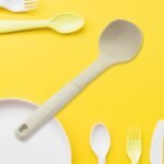 Plastic Kitchen Accessories Whisk , Pasta Spoon & Soup Spoon Heat Resistant Non Stick Spoons Kitchen Cookware Items (1 Pc )