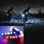 1617 Rechargeable Bicycle Front Waterproof LED Light (Blue)