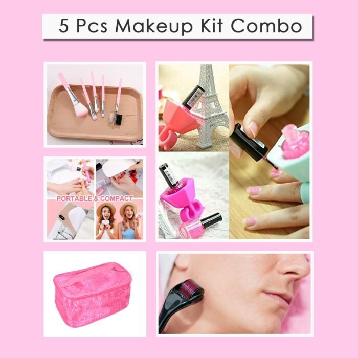 6231 5pc Makeup tools kit for girls and women