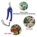 0465A Garden Shears Pruners Scissor for Cutting Branches, Flowers, Leaves, Pruning Seeds