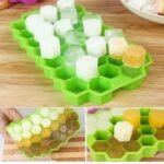 Vibrant Silicone Ice Cube Trays - 32-Cavity, Flexible and BPA-Free for Effortless Release and Multi-Use Freezing