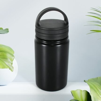 Vacuum Stainless Steel Water Bottle With Carry Handle, Fridge Water Bottle, Leak Proof, Rust Proof, Cold & Hot | Leak Proof | Office Bottle | Gym | Home | Kitchen | Hiking | Trekking | Travel Bottle