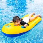 Inflatable Surfboard For Kids, Inflatable Bodyboard For Children With Handles, Portable Surfboard For Children, Outdoor Pool, Beach Floating Mat Pad Water Fun