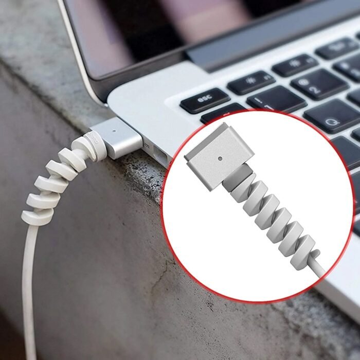 Spiral Charger Cable Protector Pack - Set of 10 Cable Savers for Fray Prevention and Device Compatibility - Image 7