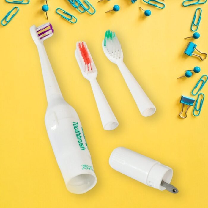 Advanced Electric Toothbrush for Adults and Teens - Superior Plaque Removal & Gum Health, Battery Operated, Travel-Friendly - Image 3
