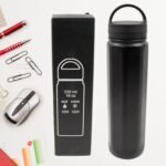 Vacuum Stainless Steel Water Bottle With Carry Handle, Fridge Water Bottle, Leak Proof, Rust Proof, Cold & Hot | Leak Proof | Office Bottle | Gym | Home | Kitchen | Hiking | Trekking | Travel Bottle (550 Ml )