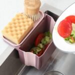 Small Multifunction Sink Drain Basket - Universal & Foldable - Sink Trash Holder Sink Side Storage Drainer Strainer Basket, Foldable Kitchen Sink Drain Strainer For Food,Dish Drainer For Fruits, Vegetables