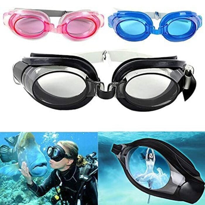 0399A SWIMMING GOGGLES WITH ADJUSTABLE CLEAR VISION ANTI-FOG WATERPROOF SWIMMING GOGGLES