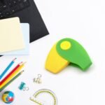 Flair Creative Spinner Dust Free Non-Toxic Eraser, Enviromental Rotate Eraser For Girls & Boys /Eraser For School B'Day Return Gift, Erasers Pencils Set For Kids Educational Stationary Kit, School Supplies (1 Pc)