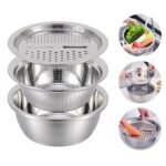 3 In 1 Kitchen Multipurpose Julienne Grater Salad Maker