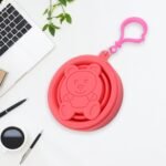 Reusable Folding Silicone Tumbler / Glass / Cup, Folding Cups With Reusable Lid, Silicone Folding Cup With Clip Hook Folding Travel Cup Bag For Travel, Camping, Sports (1 Pc)