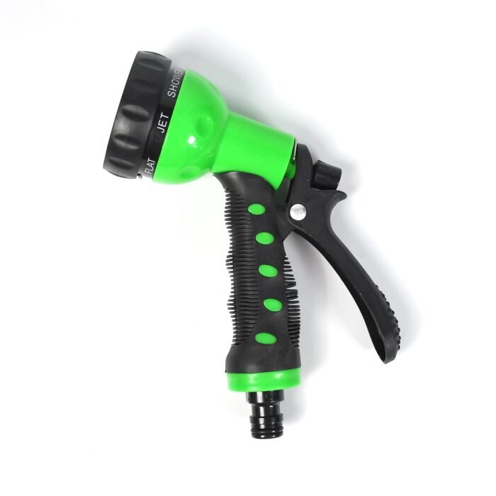 7441 Hose Nozzle Garden Hose Nozzle Hose Spray Nozzle with 8 Adjustable Patterns Front Trigger Hose Sprayer Heavy Duty Metal Water Hose Nozzle for Cleaning, Watering, Washing, Bathing