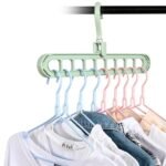 Hole Plastic Hanger Hanging Hook Indoor Wardrobe Clothes Organization Storage Balcony Windowsill Suit Racks