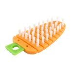 2909 Vegetable Scrubbing Brush, Vegetable Scrubber Nonâ€‘Toxic Fruit Brush Carrot Shape Vegetable Brush for Potato for Vegetable