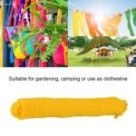 9116 3Meter Heavy Duty Laundry Drying Clothesline Rope Portable Travel Nylon Cord Sturdy Clothes Line for Outdoor, Camping, Indoor, Crafting, Art Projects