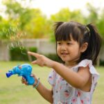 Elephant Hand Pressing Bubble Liquid Bottle With Gun Toy For Kids, Children And Toddlers