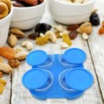 Airtight Container Jar 4 Pc Set With Stylish Tray For Kitchen Unbreakable Jar Set For Multipurpose Storage ( Mukhwas Dani )