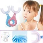 4774 Kids U S Tooth Brush used in all kinds of household bathroom places for washing teeth of kids, toddlers and childrenâ€™s easily and comfortably.