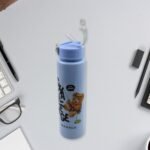 Plastic Water Bottle 3Pc Set - BPA-free, Leak-Proof, Cartoon Design - Kids Hydration Kit