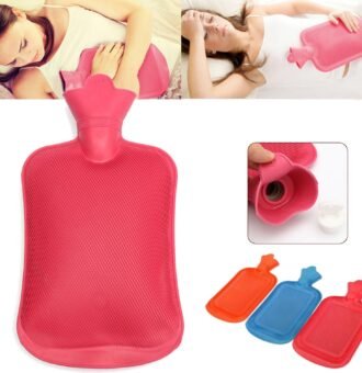 395 (Small) Rubber Hot Water Heating Pad Bag for Pain Relief