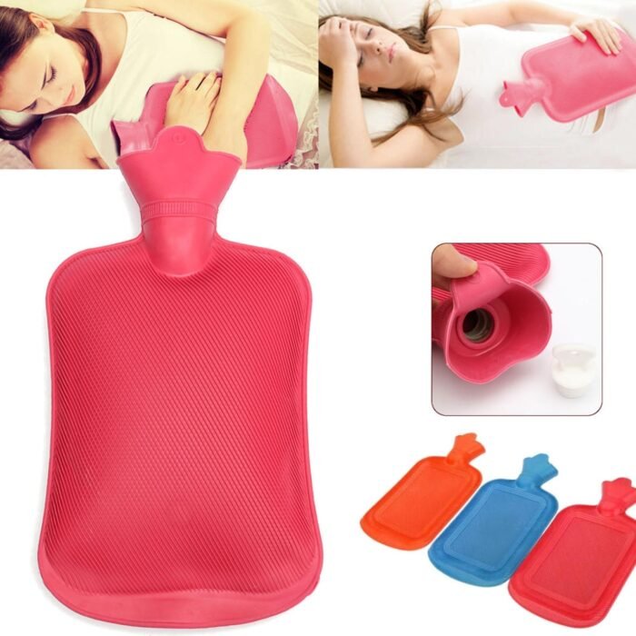 395 (Small) Rubber Hot Water Heating Pad Bag for Pain Relief