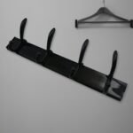 Cloth Hanger, Wall Door Hooks Rail For Hanging Clothes For Hanging Hook Rack Rail, Extra Long Coat Hanger Wall Mount For Clothes, Jacket, Hats, 6 Hook With Eco-Friendly Liquid Adhesive Glue - Image 5
