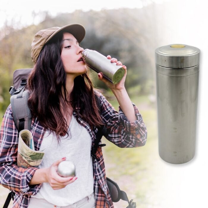 Stainless Steel Water Bottle For Men Women Kids | Thermos Flask | Reusable Leak-Proof Thermos Steel For Home Office Gym Fridge Travelling (800 Ml Approx) - Image 3