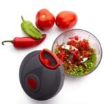 080 Manual Food Chopper, Compact & Powerful Hand Held Vegetable Chopper/Blender