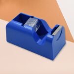 Plastic Tape Dispenser Cutter For Home Office Use, Tape Dispenser For Stationary, Tape Cutter Packaging Tape School Supplies (1 Pc / 235 Gm) - Image 5