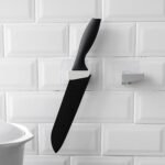 Punch-Free Wall Hanging Knife Holder / Stand, Knife Holder Kitchen Supplies Tool Holder Insert Knife Shelf Storage Rack (1 Pc )