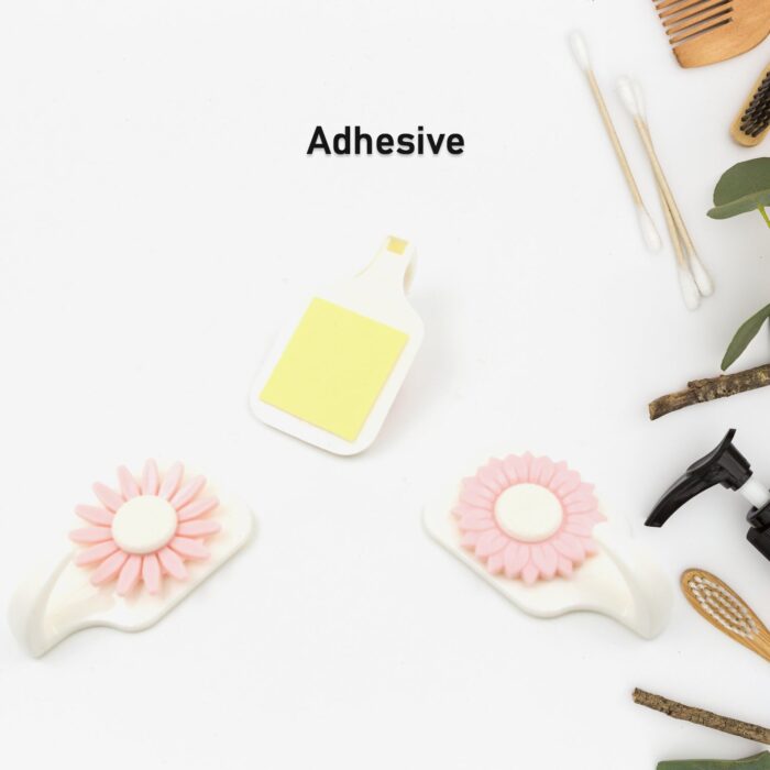 Multipurpose Strong Hook Self-Adhesive Hooks For Wall Heavy Duty Hook, Sticky Hook Household For Home, Decorative Hooks, Bathroom & All Type Wall Use Hook, Suitable For Bathroom, Kitchen, Office (3 Pcs Set) - Image 5