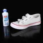 White Shoe Brightener With Removal Of Dirt And Whitening Function White Shoes Cleaner With Brush Head For Dirty Shoe Polish Natural Waxes (75 Ml)