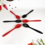Multipurpose Silicone Spoon, Silicone Basting Spoon Non-Stick Kitchen Utensils Household Gadgets Heat-Resistant Non Stick Spoons Kitchen Cookware Items For Cooking And Baking (6 Pcs Set) - Image 23