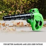 650V Blower Portable Rifel Range Heavy Duty Air Blower, Electric Air Blower For Home/Office/Car/Pc/Computer Dust/Garage/Patio/Garden Leaf/Trash Cleaning (350W, 2.3 M3/Min, 13000 Rpm, Green)