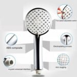 9047 Shower Head Multi-Function Plastic High Pressure Shower Spray for Bathroom