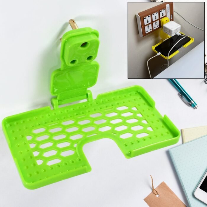 Multi-Purpose Wall Holder Stand for Convenient and Secure Mobile Device Charging - Image 1