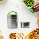 Leak-Proof Thermos Flask For Hot Food, Warm Soup Cup, Vacuum Insulated Lunch Box, Food Box For Thermal Container For Food Stainless Steel (1.6 L)
