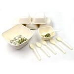 2735 13 Pc Pudding Set used as a cutlery set for serving food purposes and sweet dishes and all in all kinds of household and official places etc.