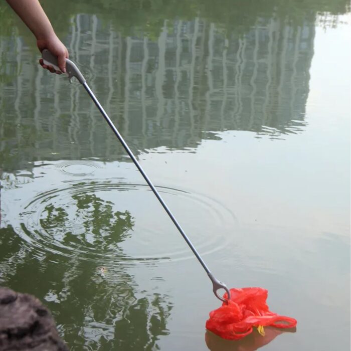 7534 GARBAGE LIFTER TOOL KITCHEN PICKER CLAW PICK UP RUBBISH HELPING HAND TOOL GARBAGE PICKER FLEXIBLE LIGHTWEIGHT TOOL