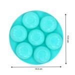 4881 7cavity smiley shape chocolate mold tray cake baking mold Flexible silicone chocolate making tool