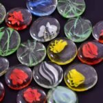 4019 Glass Gem Stone, Flat Round Marbles Pebbles for Vase Fillers, Attractive pebbles for Aquarium Fish Tank.