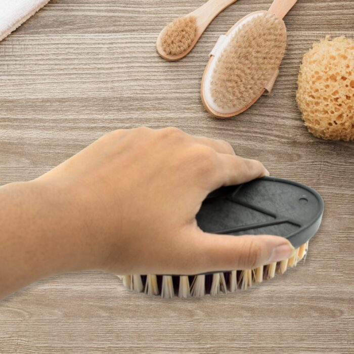 Multipurpose Durable Cleaning Brush For Clothes Laundry Floor Tiles At Home Kitchen Sink, Wet And Dry Wash Cloth Spotting Washing Scrubbing Brush - Image 6