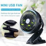 4824 Mini USB Clip Fan widely used in summers for cool down rooms and body purposes.