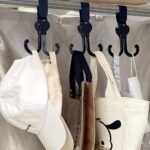 Multi-Purpose Strong Pushchair Hook Clip Baby Carriage Hook 360Degree Rotating Black Stroller Clip For Hanging Bag, Baby Carriage Hook For Cars, Wheelchairs, Walking Aids, Bicycles, Shopping Trolley, Bicycles (1 Pc)