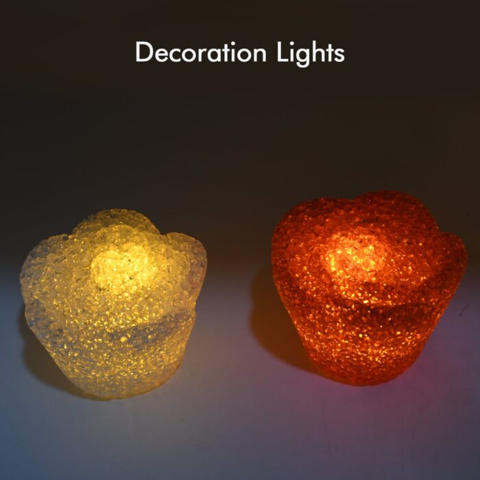 Multi Shape Small Light Lamps Led Shape Crystal Night Light Lamp (6 Pc Set) - Image 3